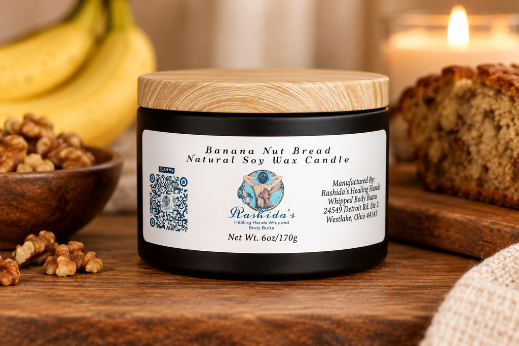 Banana Nut Bread 6oz Soy Wax Candle