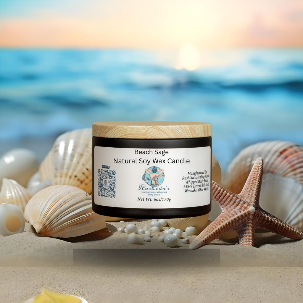 Ocean Breeze 6oz Soy Wax Candle