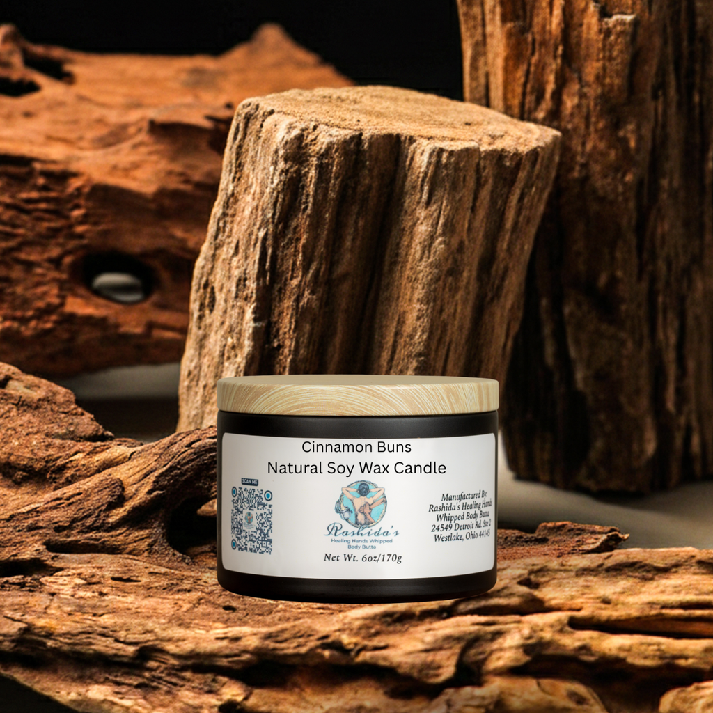 Cinnamon Buns 6oz Soy Wax Candle