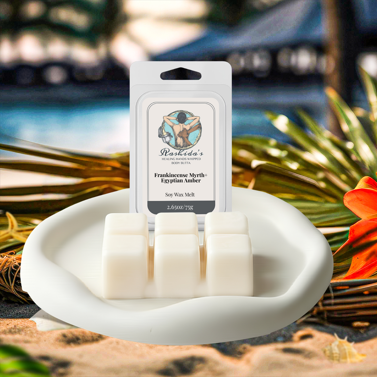 Frankincense Myrth+ Egyptian Amber Wax Melt