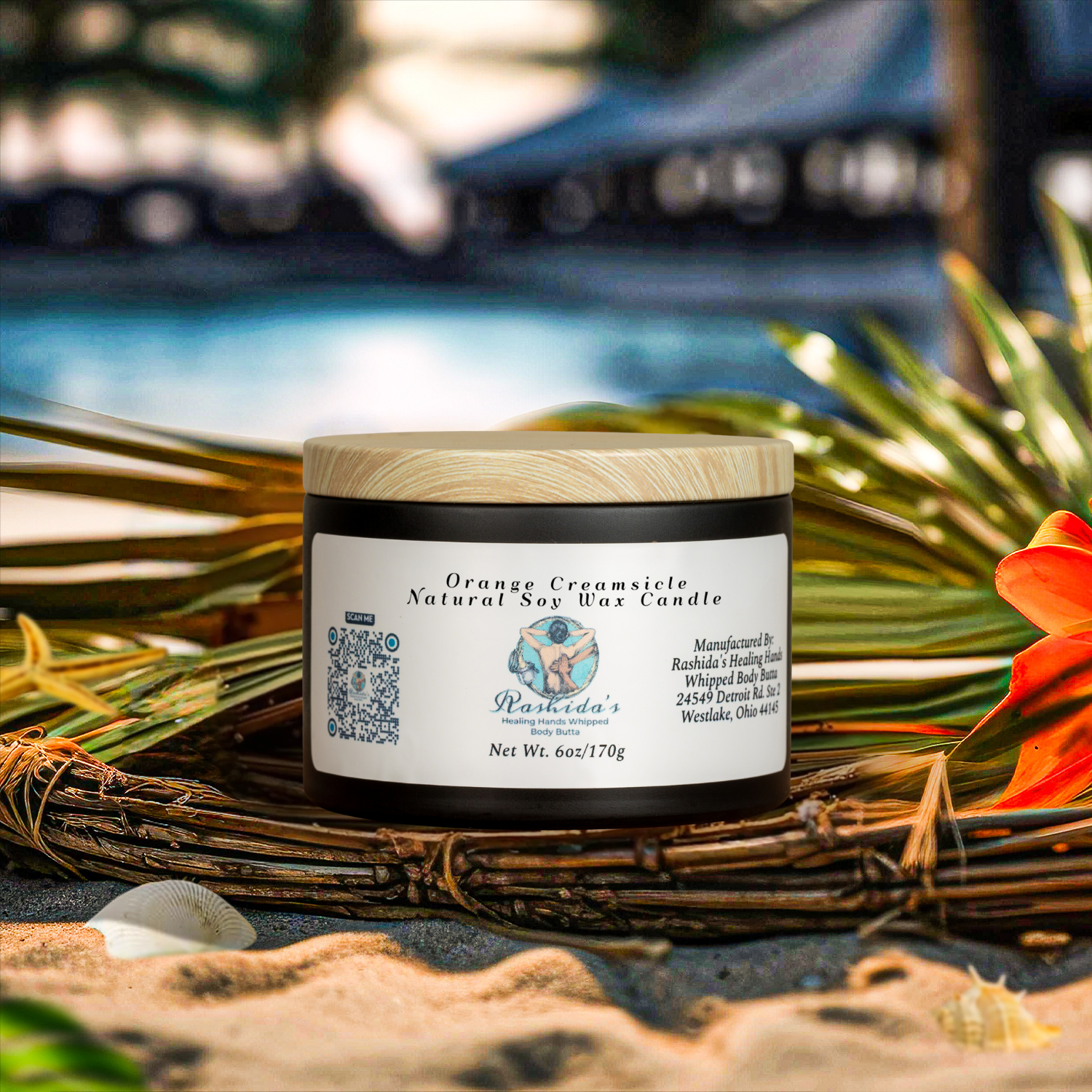 Orange Creamsicle 6oz Soy Candle