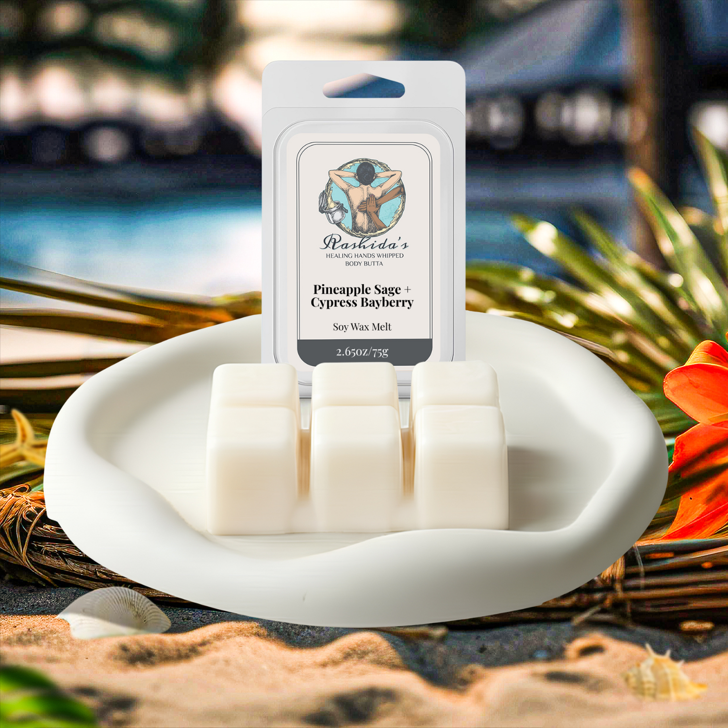 Pineapple Sage + Cypress Bayberry Wax Melt