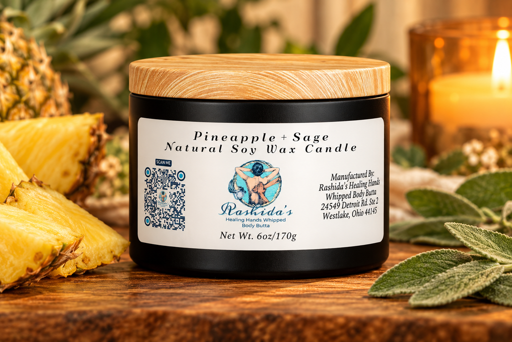 Pineapple Sage 6oz Soy Wax Candle