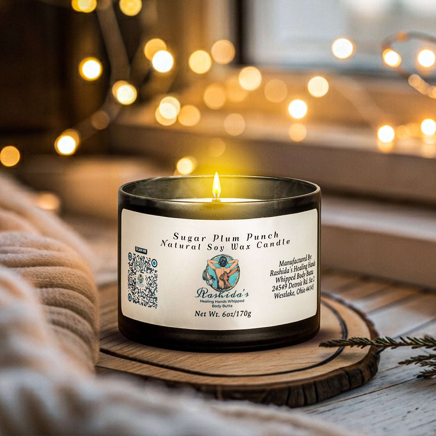 Sugar Plum Punch 6oz Tin Soy Candle