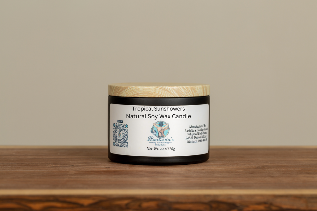 Tropical Sunshowers 6oz Soy Wax Candle