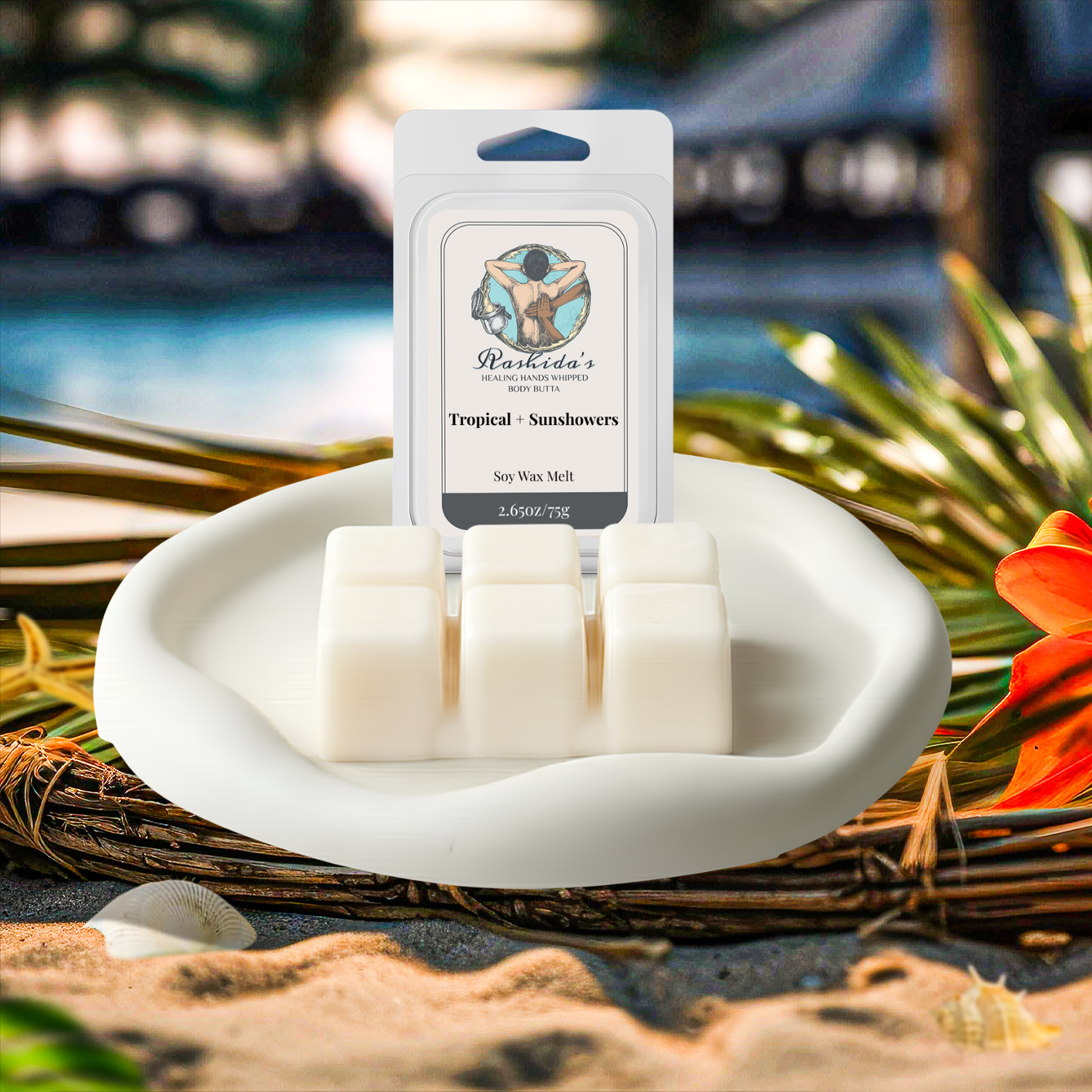 Tropical + Sunshowers Wax Melt