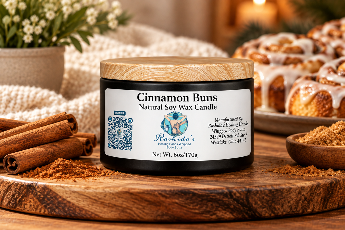 Cinnamon Buns 6oz Soy Wax Candle