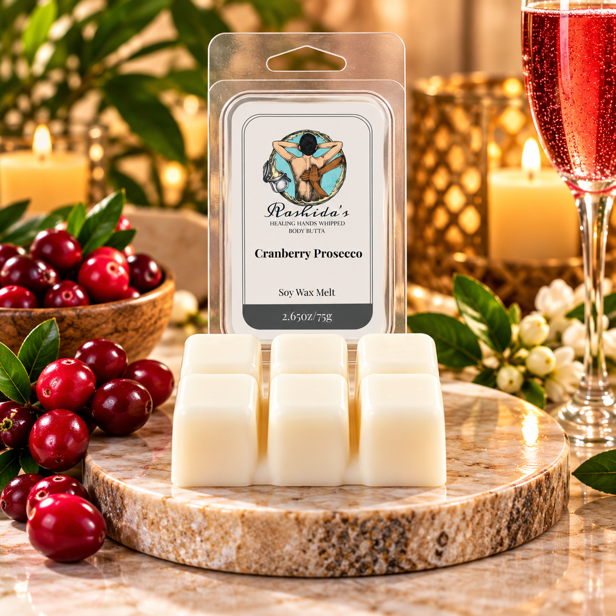 Cranberry Prosecco Wax Melt