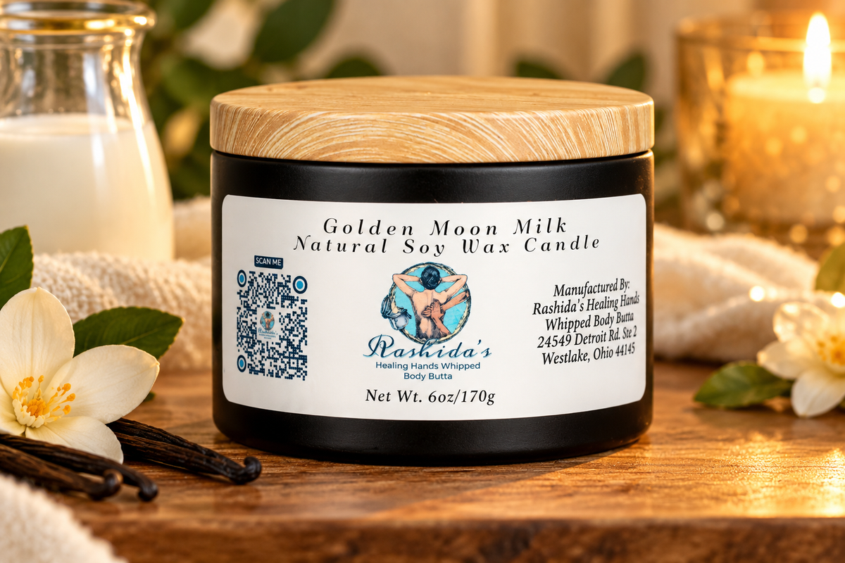 Golden Moon Milk 6oz Soy Wax Candle