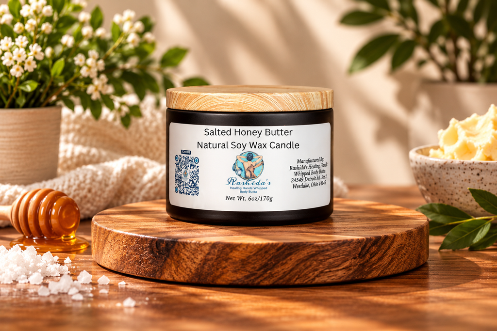 Salted Honey Butter 6oz Soy Wax Candle