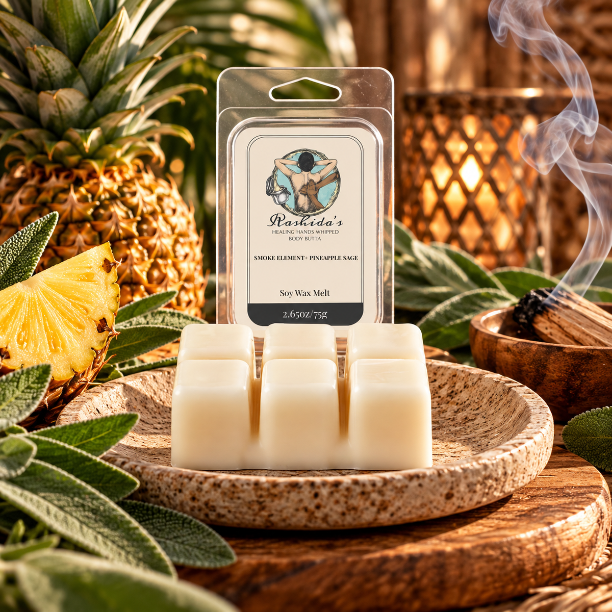 Smoke Element + Pineapple Sage Wax Melt