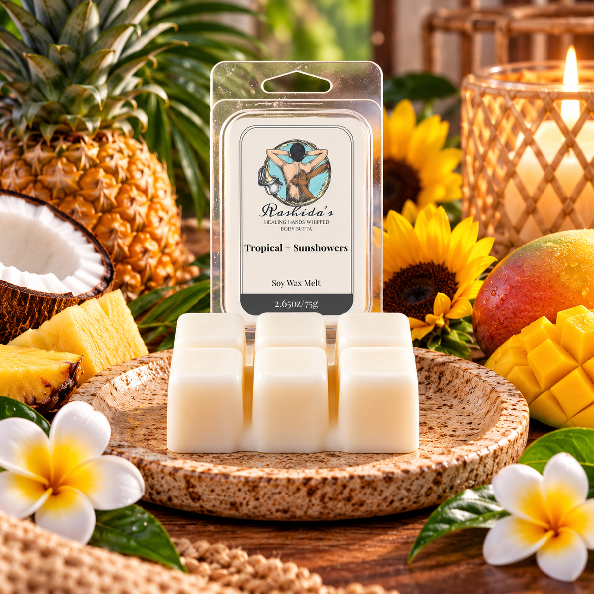 Tropical + Sunshowers Wax Melt